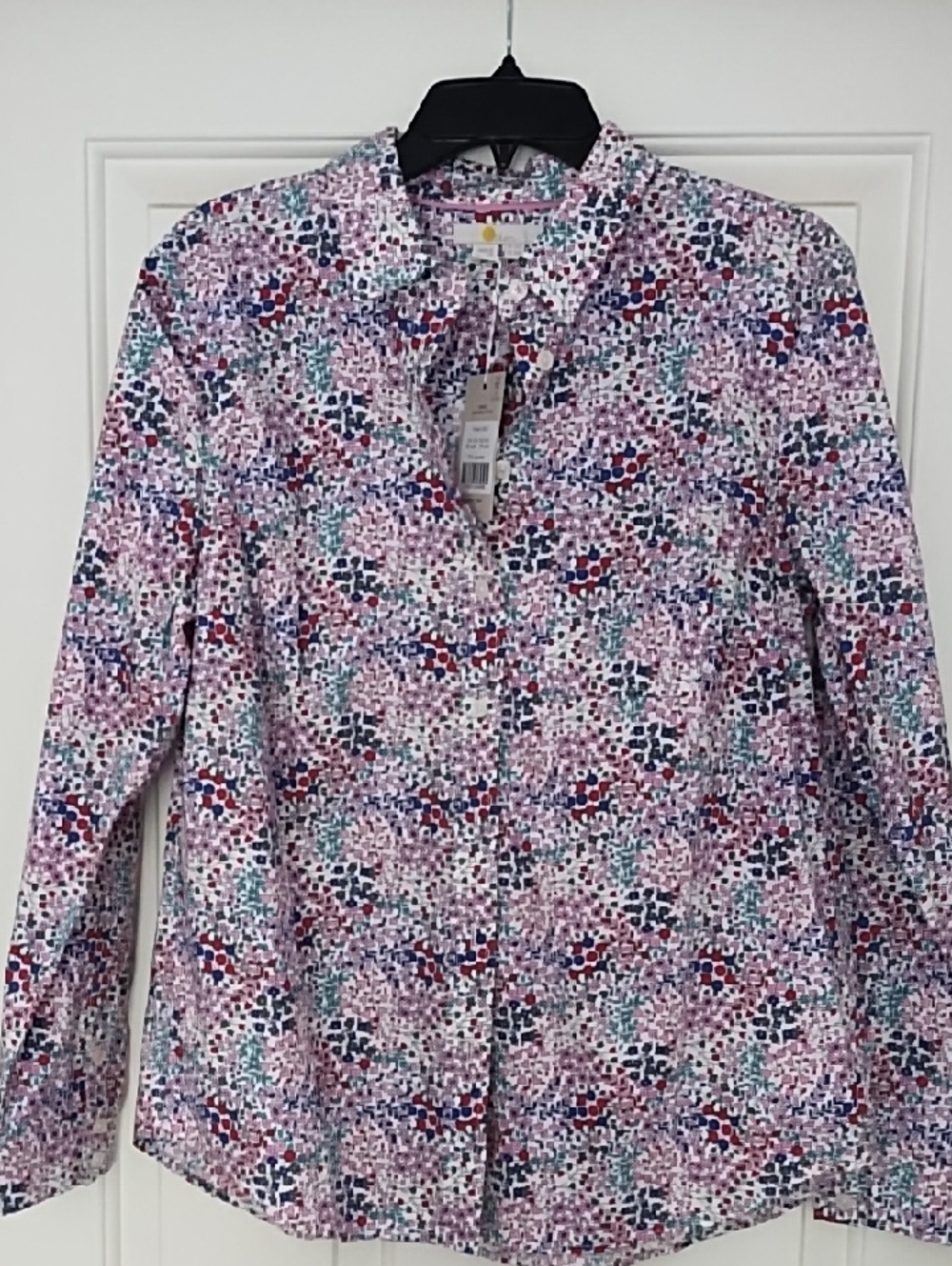 Boden Floral Button down Blouse NWT! - Picture 2 of 6